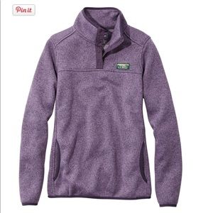 L.L. Bean sweater fleece pullover